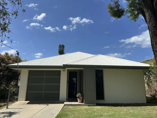House exterior soft washed on the Gold Coast in Southport, Gold Coast