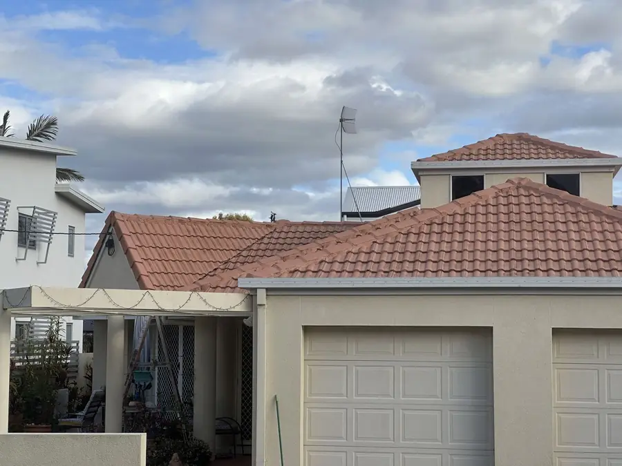 Completed roof wash on the Gold Coast in Southport, Gold Coast